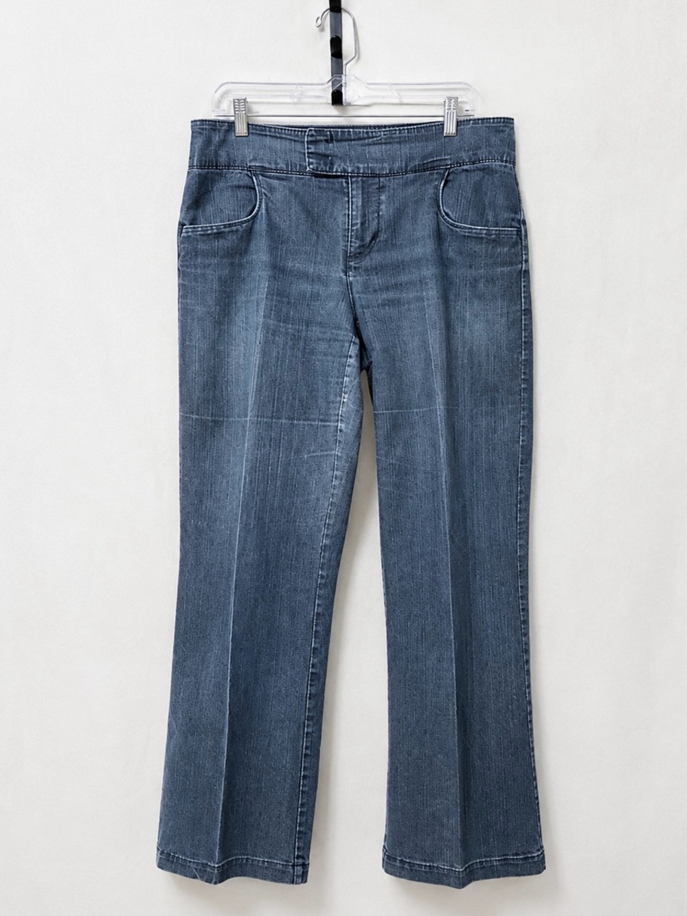 Intro Casual Elegance Stretch Trouser Jeans Bootcut Wide Leg - Size 10